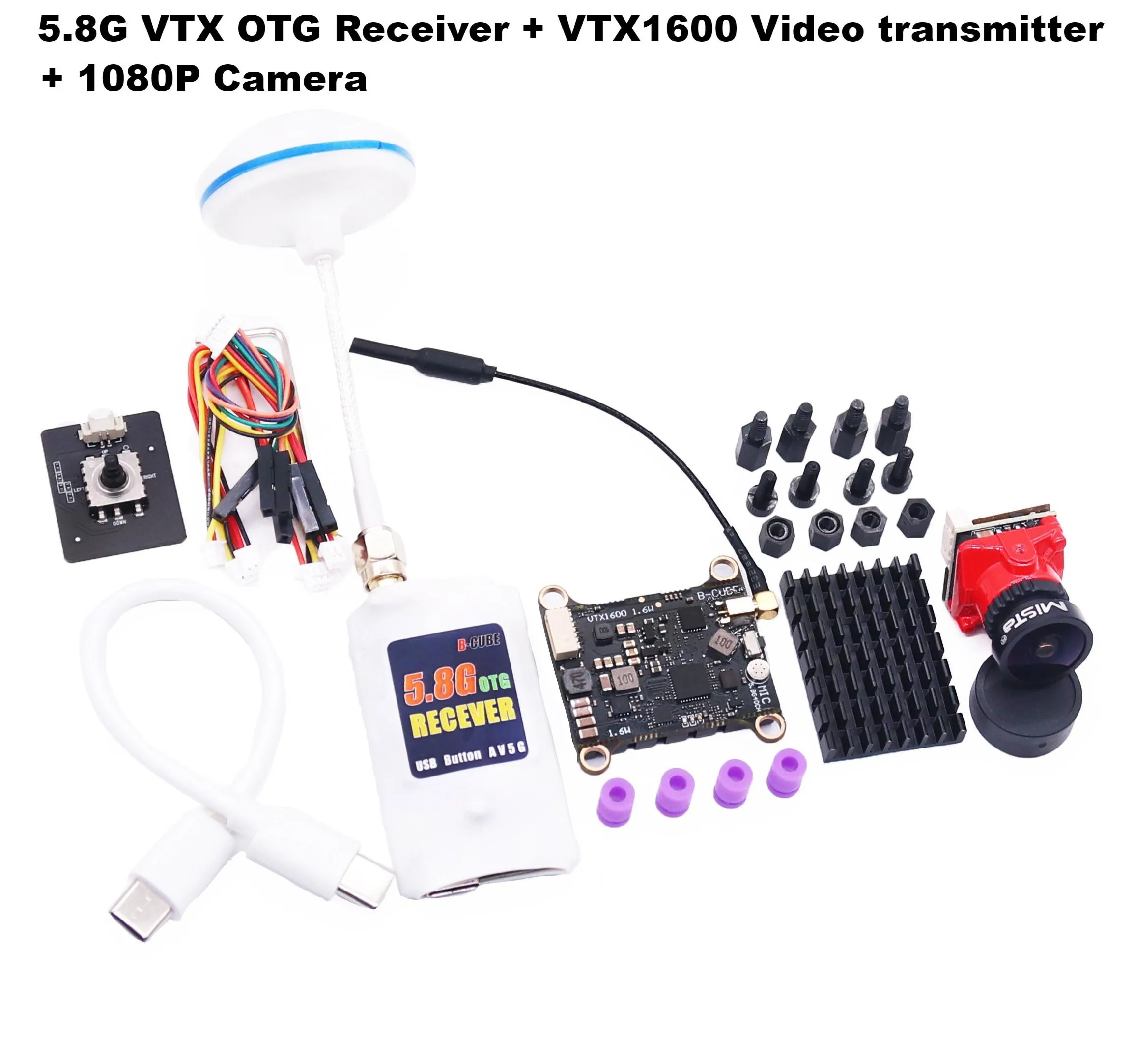 VTX 5.8GHz B-CUBE — 48 canais, potência selecionável