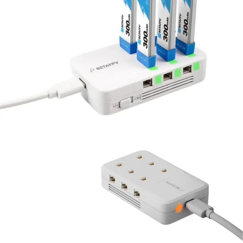 BETAFPV — carregador de bateria 1S de 6 portas