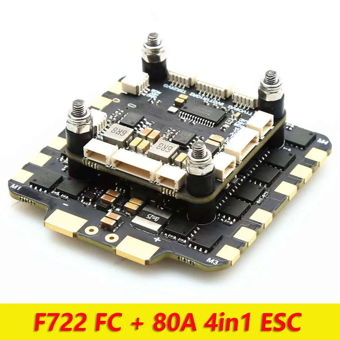 Controladora F722 F7 + ESC 80A BLHeli — stack 30×30