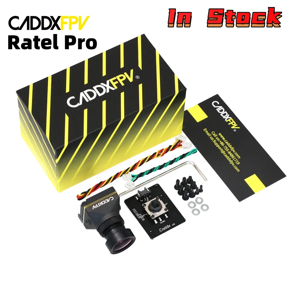 CADDX Ratel Pro — câmera FPV 1500TVL Super WDR