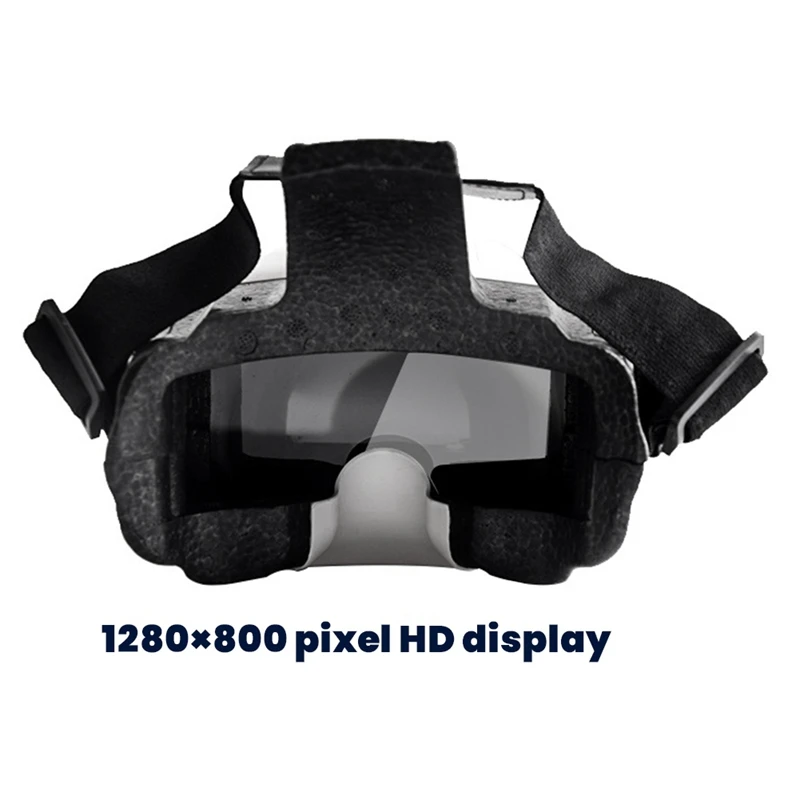 Óculos FPV 5.8 GHz — tela 7 polegadas 1280×800, 40 canais