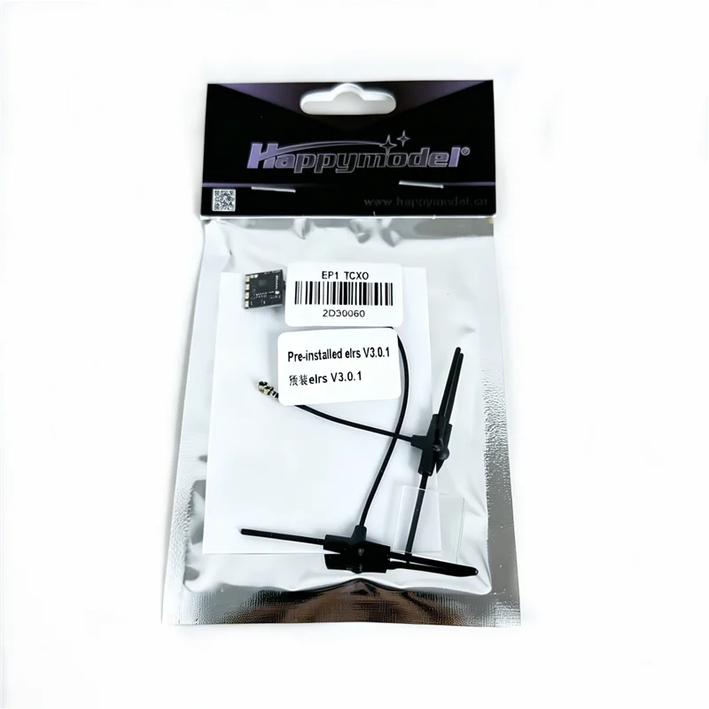 HappyModel EP1 TCXO — receptor ELRS 2.4 GHz ultraleve
