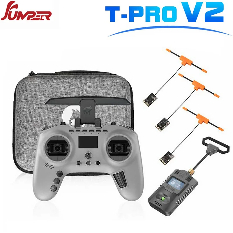 Jumper T-Pro V2 ELRS 1000mW — rádio compacto
