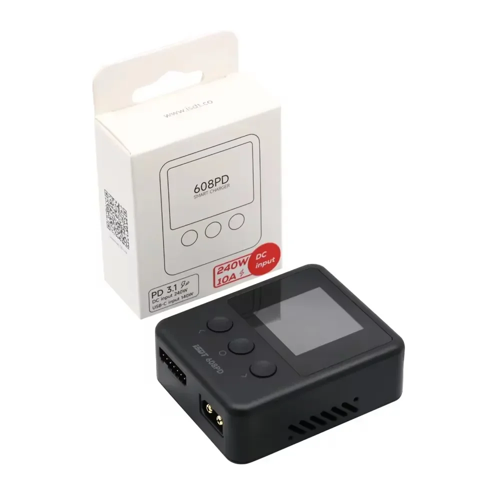 Carregador ISDT 608PD — LiPo balance 1-6S, 240W